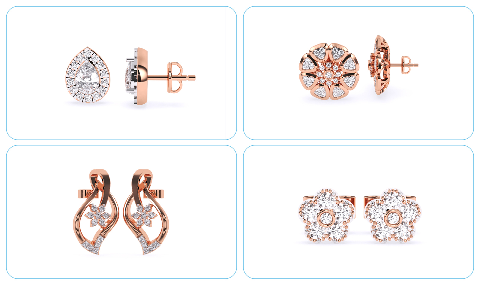 Stud Earrings: Style, Size, and Care Chart