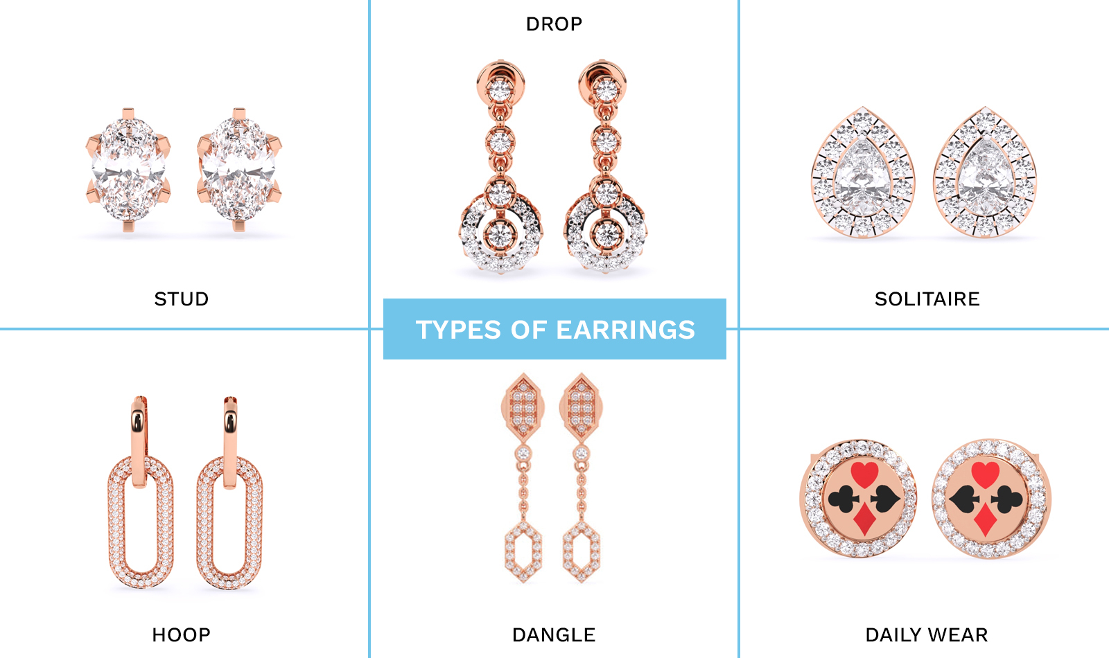 Types of earrings