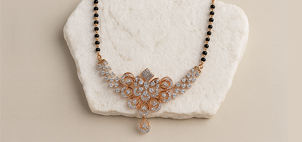Lab Grown luxurious Fancy Mangalsutra