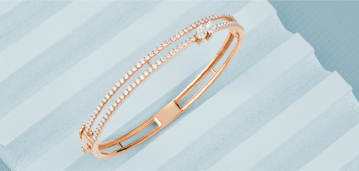 Lab Grown Diamond Bangles