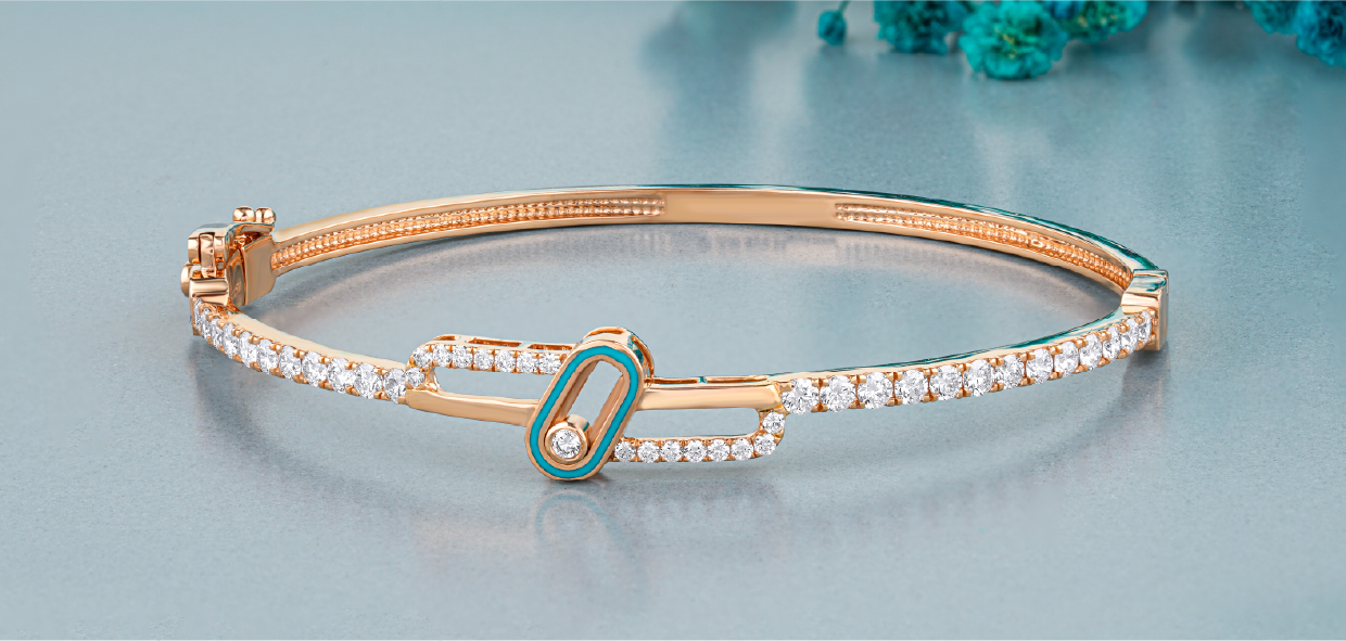 Lab Grown Diamond Light Weight Bracelets
