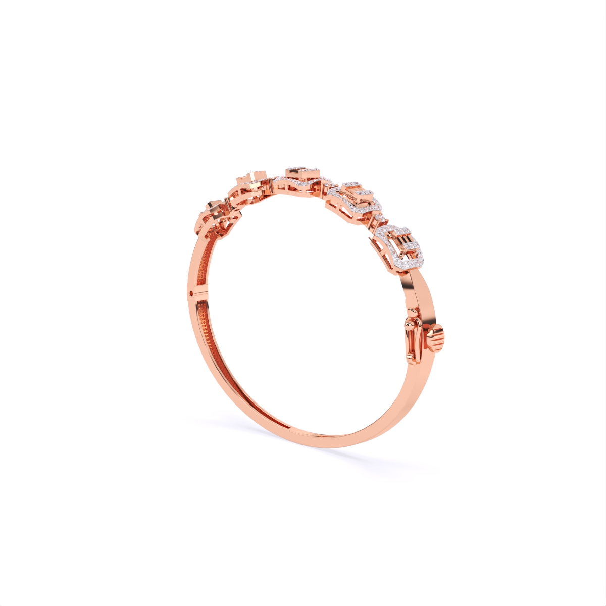 Luxe Liner Squared Diamond Bracelet