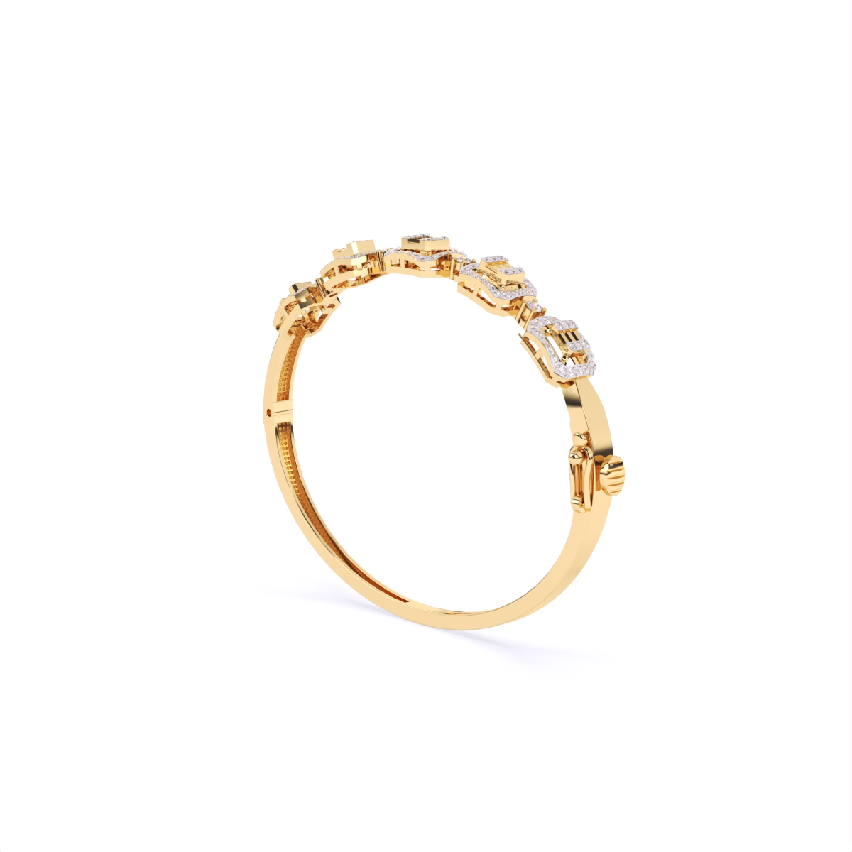Luxe Liner Squared Diamond Bracelet
