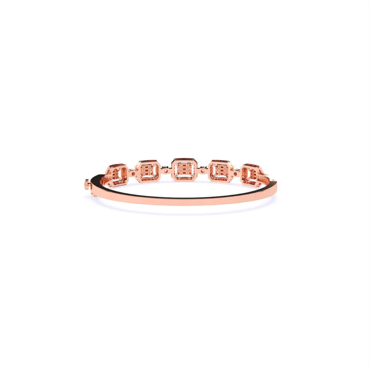 Luxe Liner Squared Diamond Bracelet