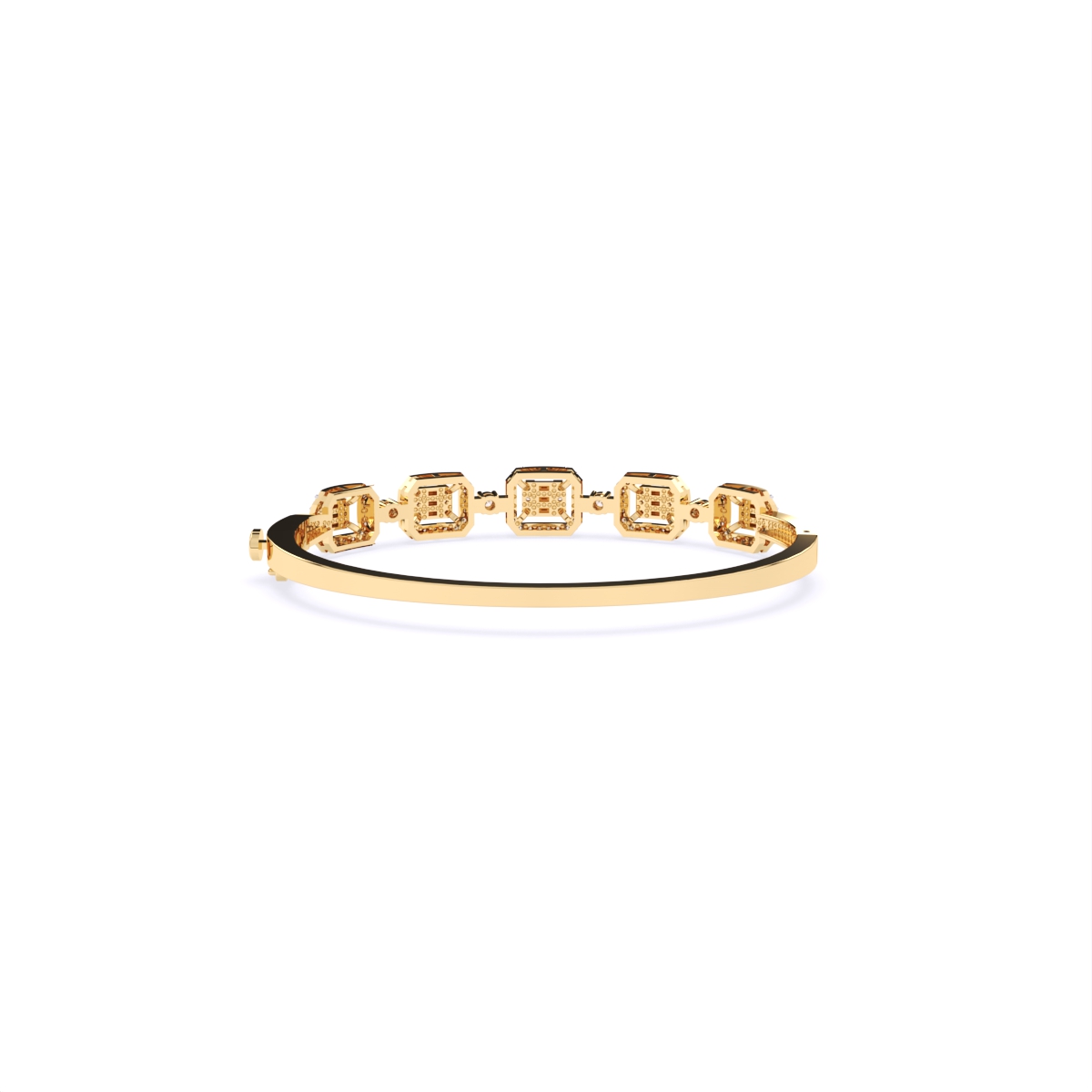 Luxe Liner Squared Diamond Bracelet