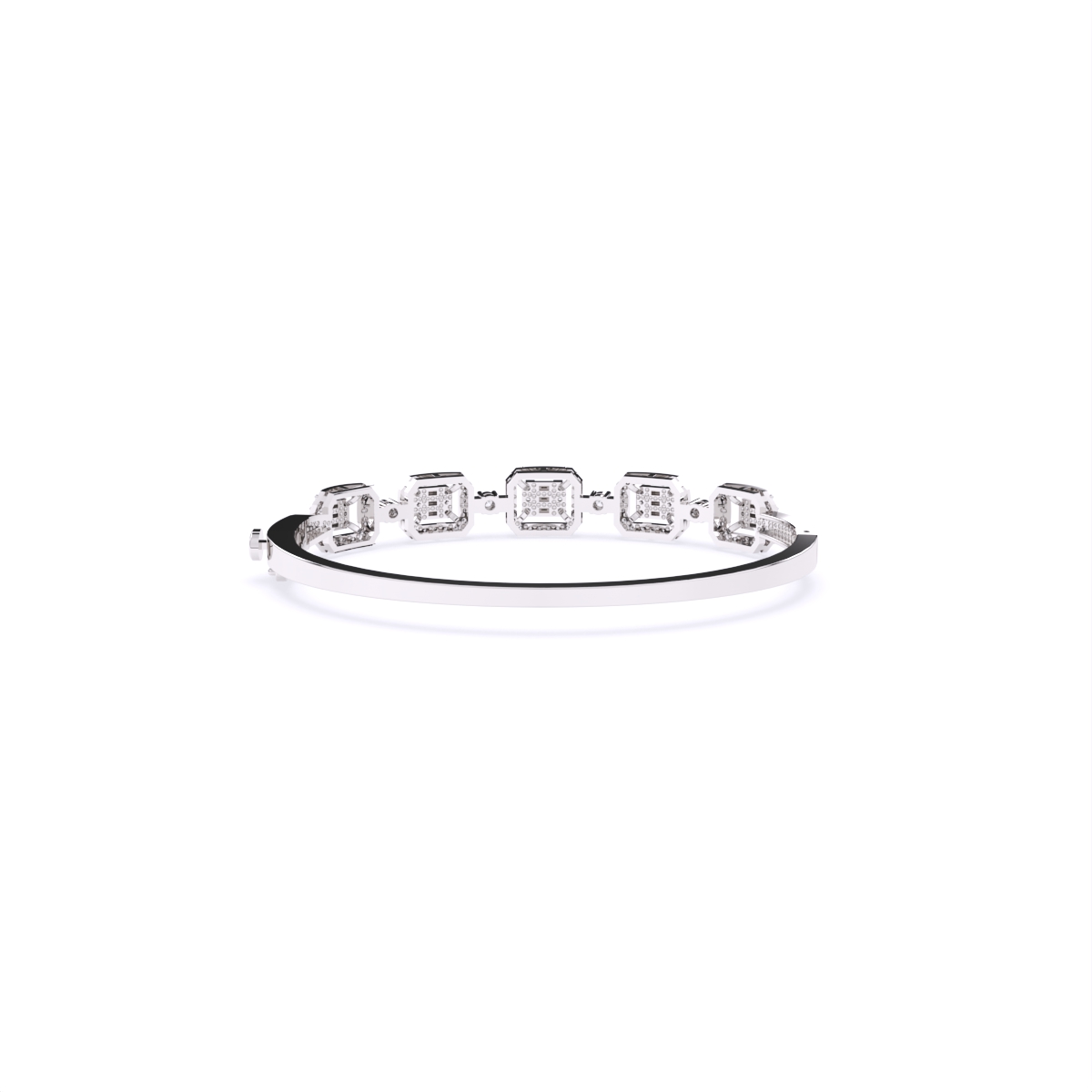 Luxe Liner Squared Diamond Bracelet