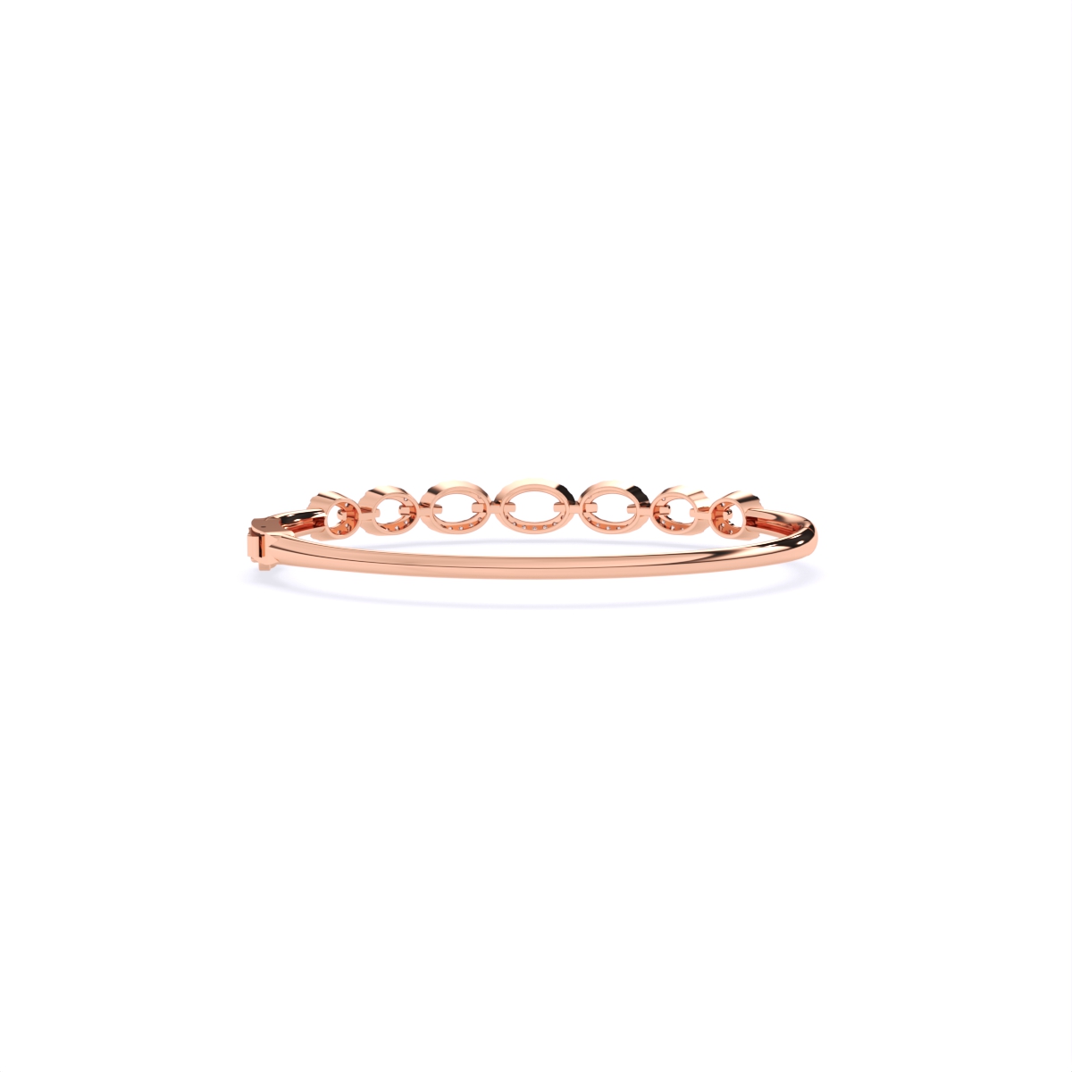 Classy Linked Design Diamond Bracelet