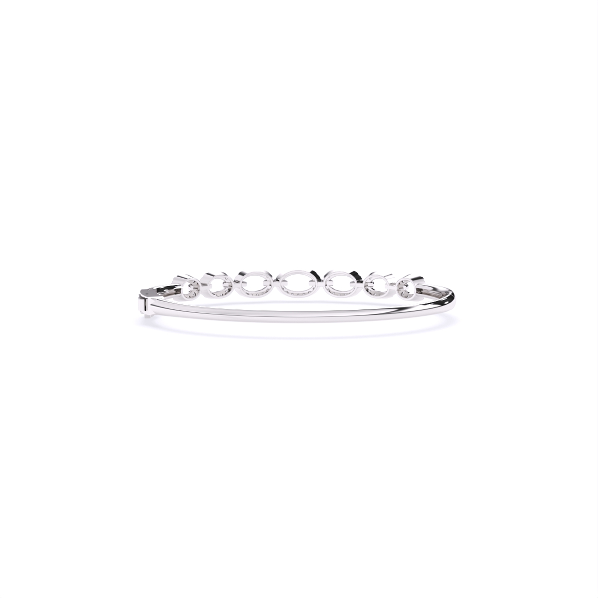 Classy Linked Design Diamond Bracelet