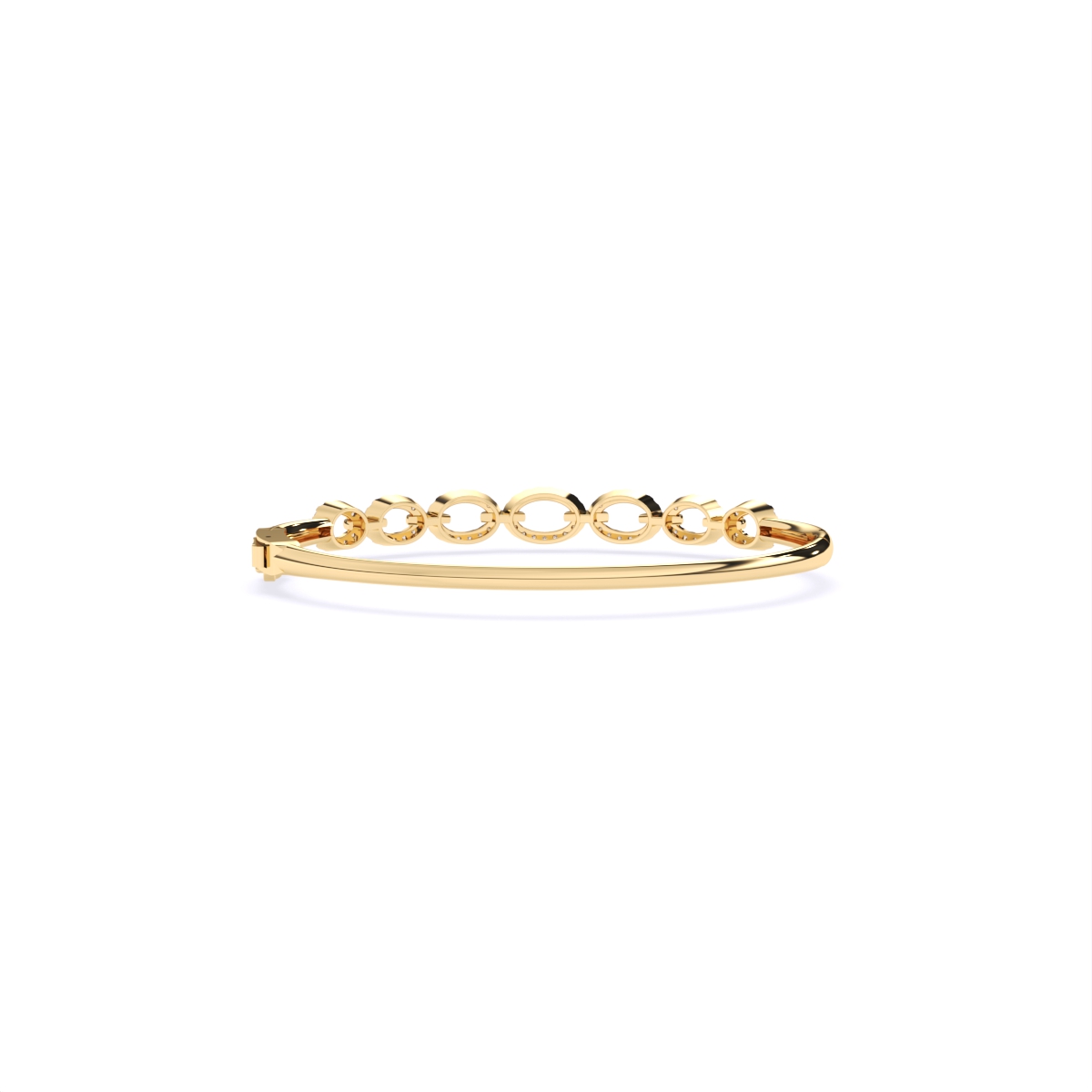 Classy Linked Design Diamond Bracelet