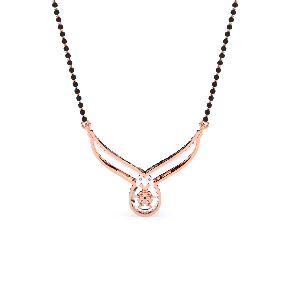 Luxury Delight Blooming Diamond Mangalsutra