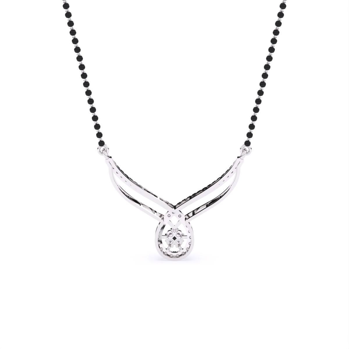 Luxury Delight Blooming Diamond Mangalsutra