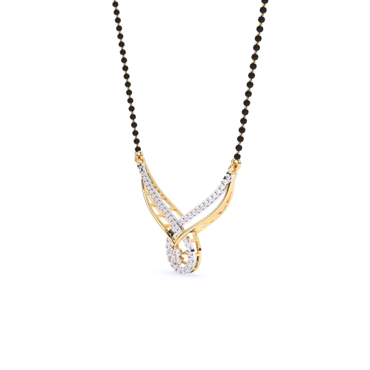 Luxury Delight Blooming Diamond Mangalsutra