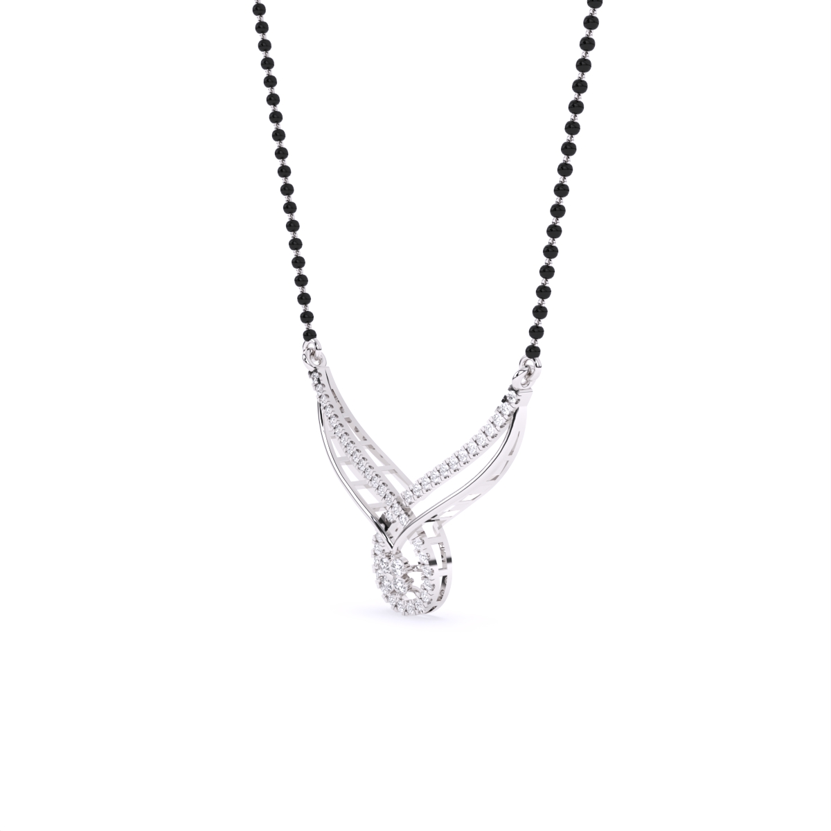 Luxury Delight Blooming Diamond Mangalsutra