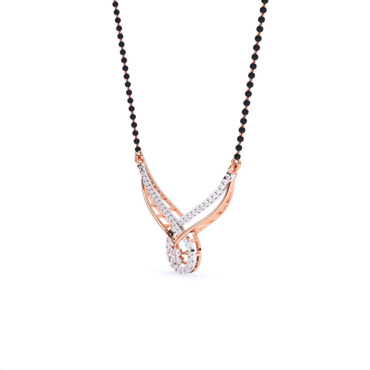 Luxury Delight Blooming Diamond Mangalsutra