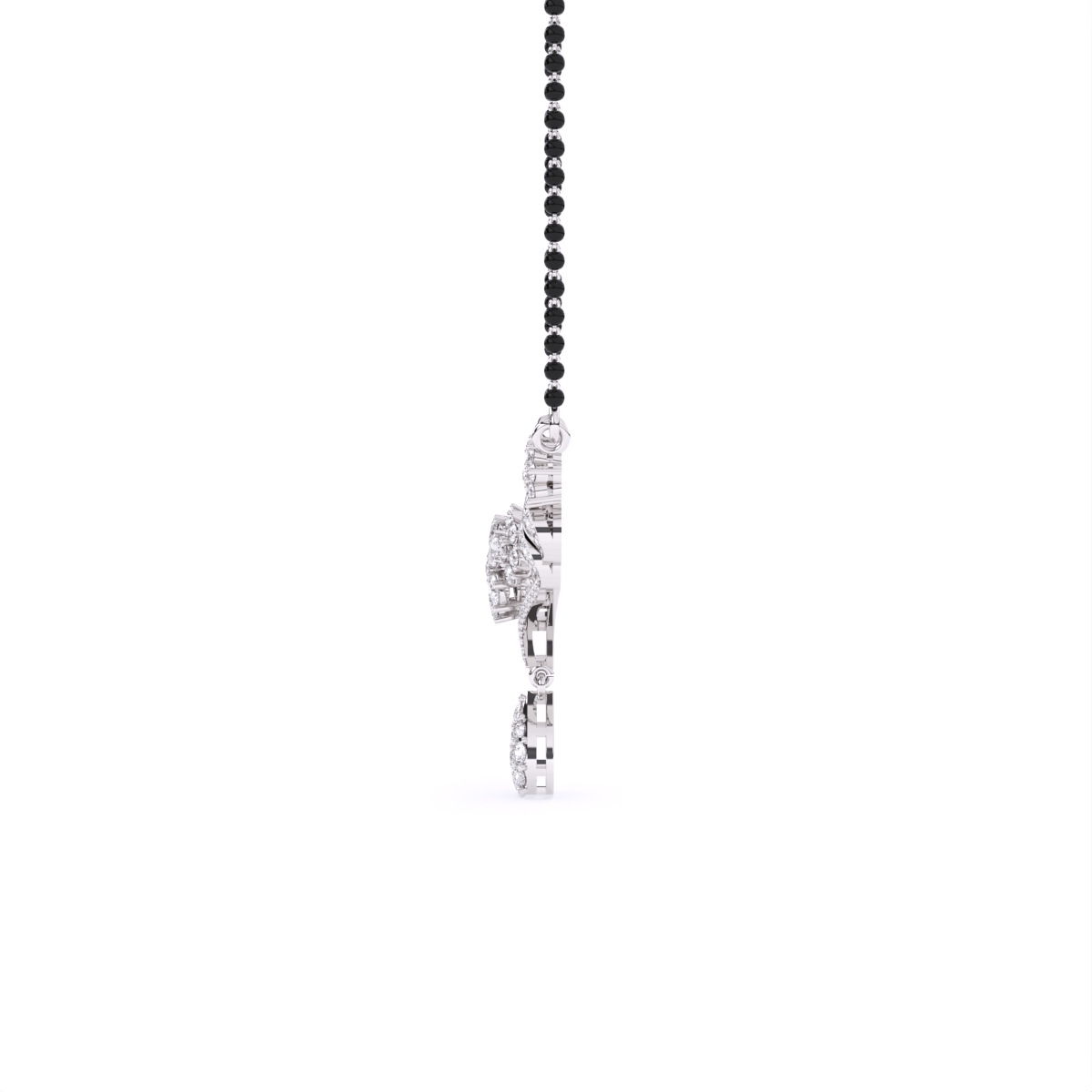 Heritage Look with Studded-Diamond Mangalsutra