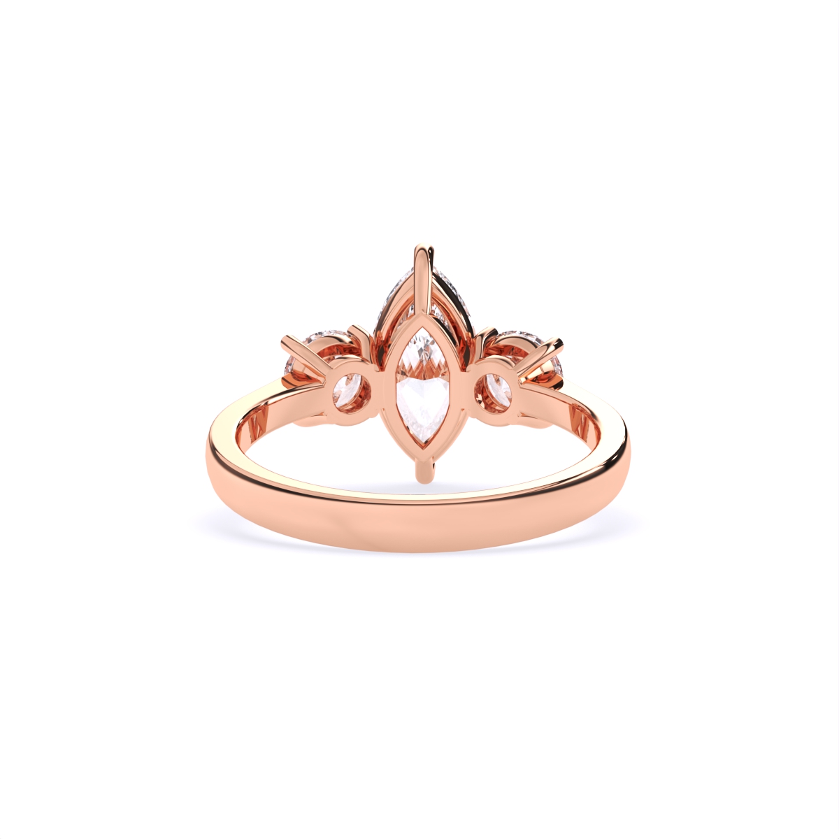 Ever Classic Three Stone Diamond Ring