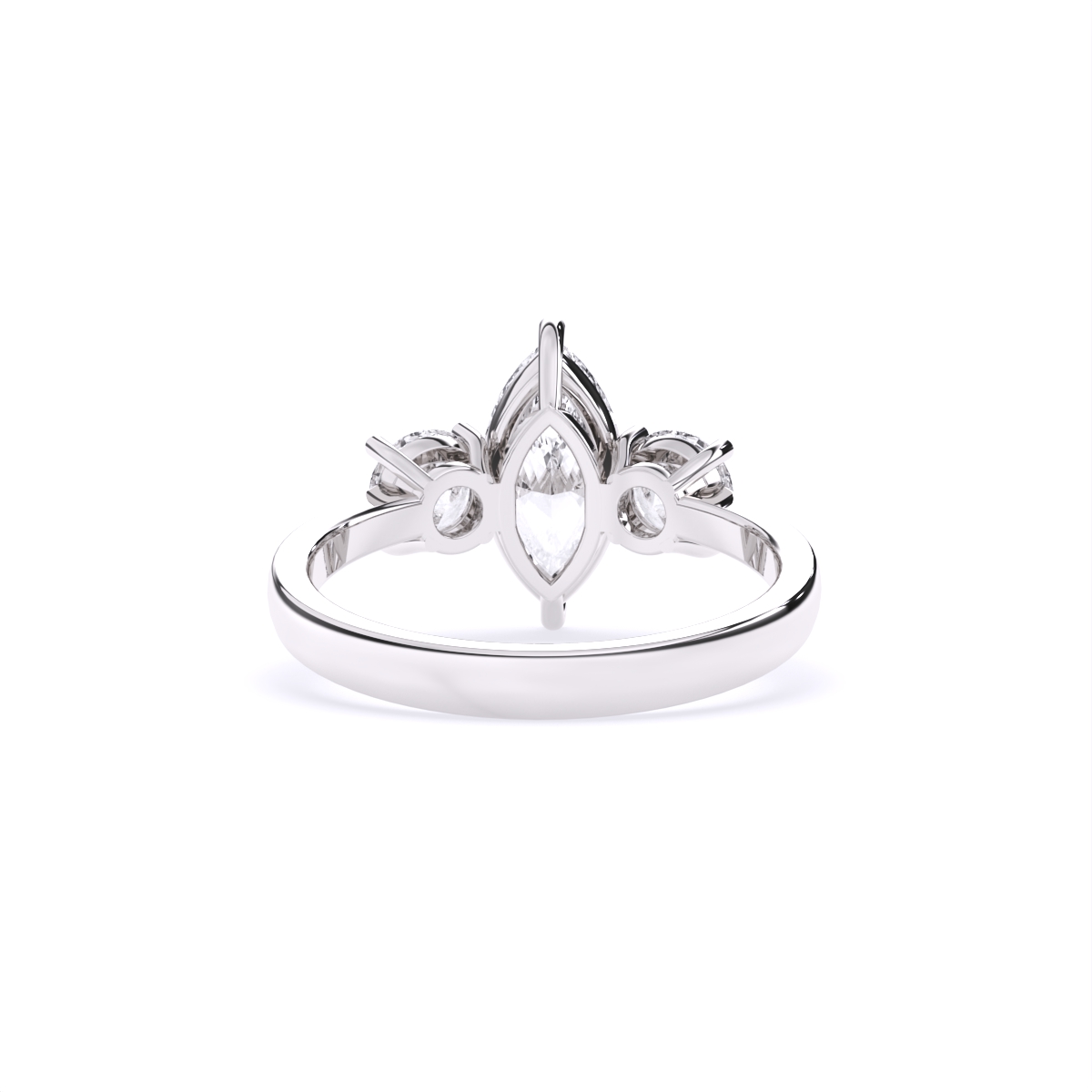 Ever Classic Three Stone Diamond Ring