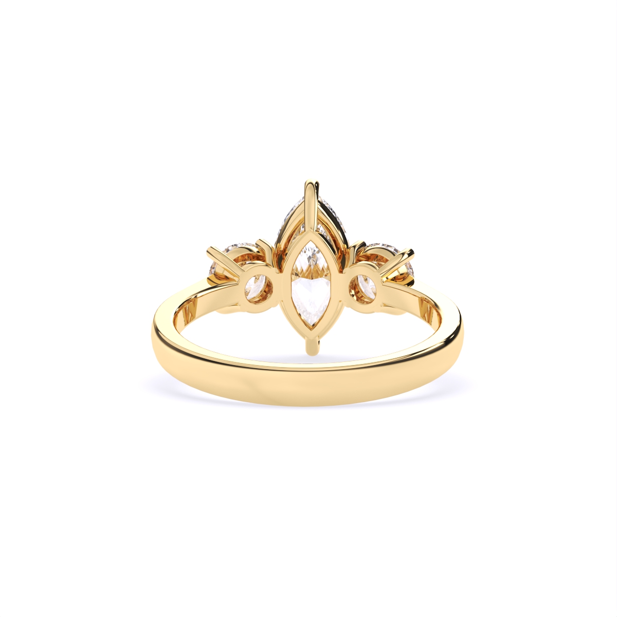 Ever Classic Three Stone Diamond Ring