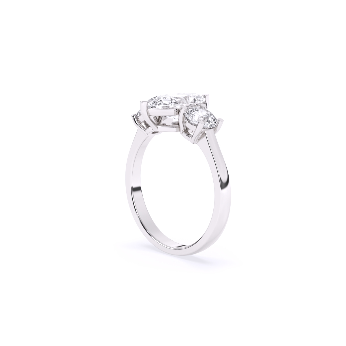 Ever Classic Three Stone Diamond Ring