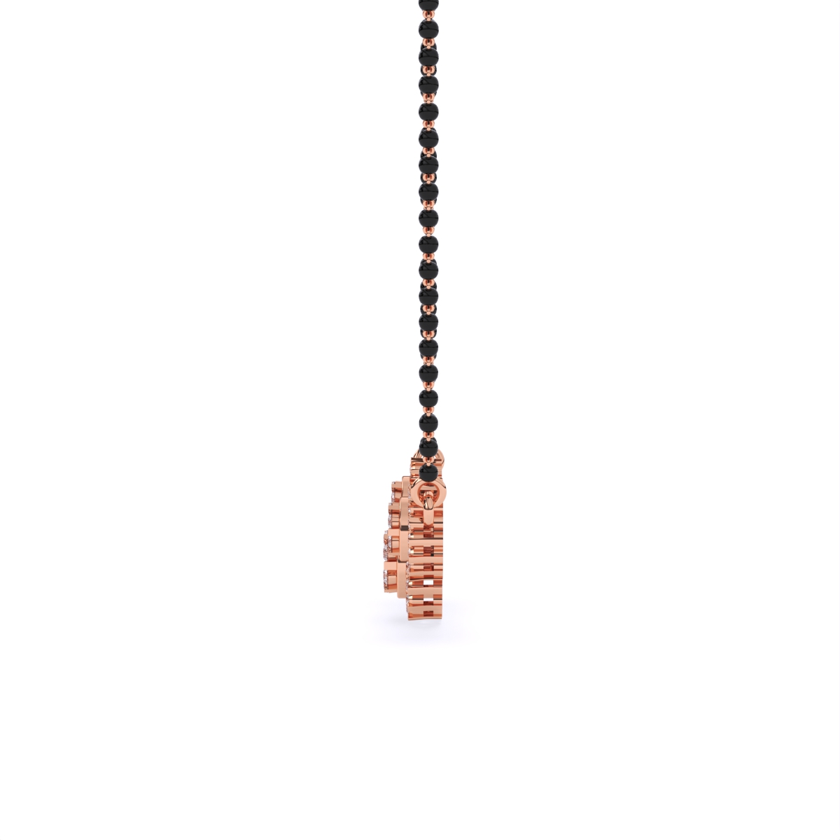 Beautiful Three Diamond-Studded Mangalsutra