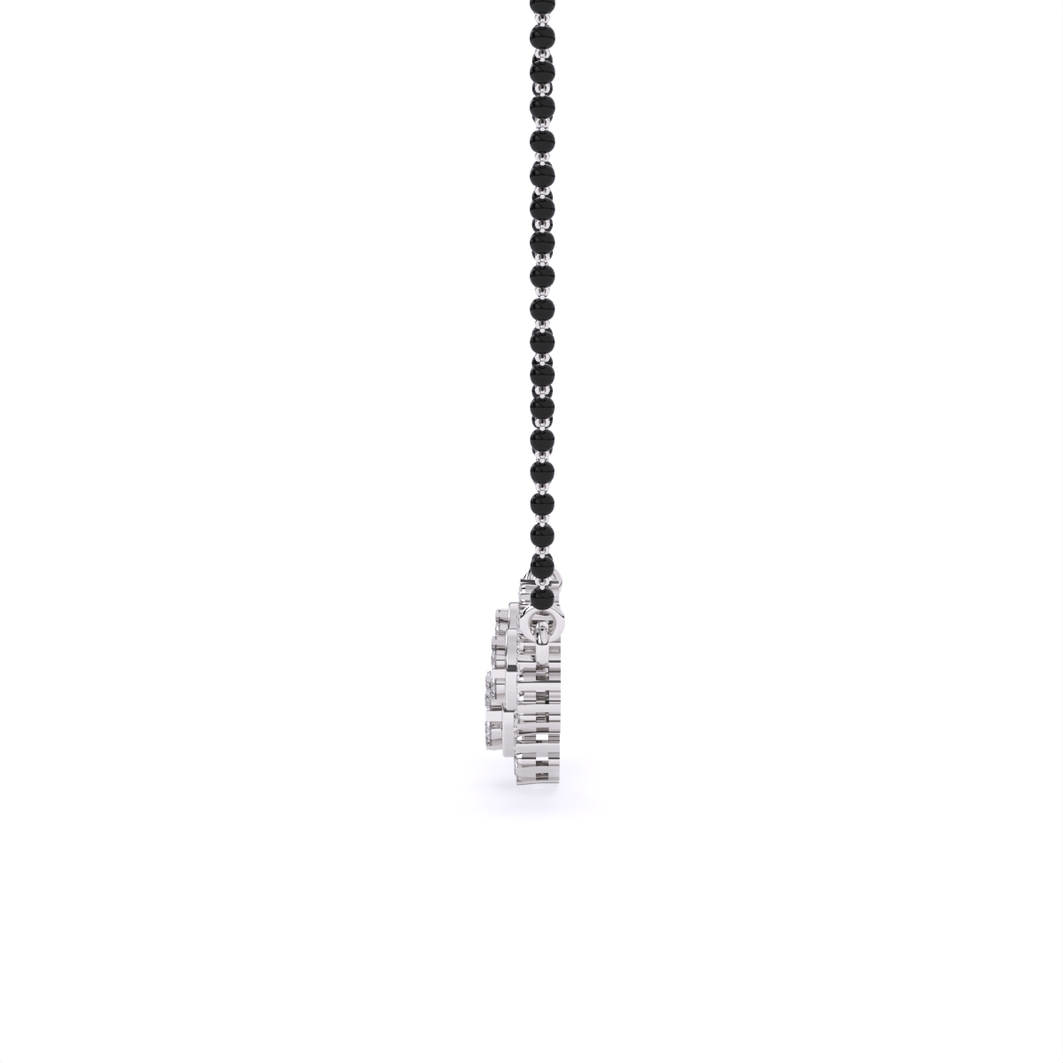 Beautiful Three Diamond-Studded Mangalsutra