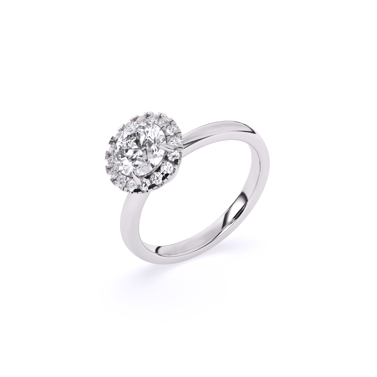 Brilliant Round Solitaire Diamond Ring
