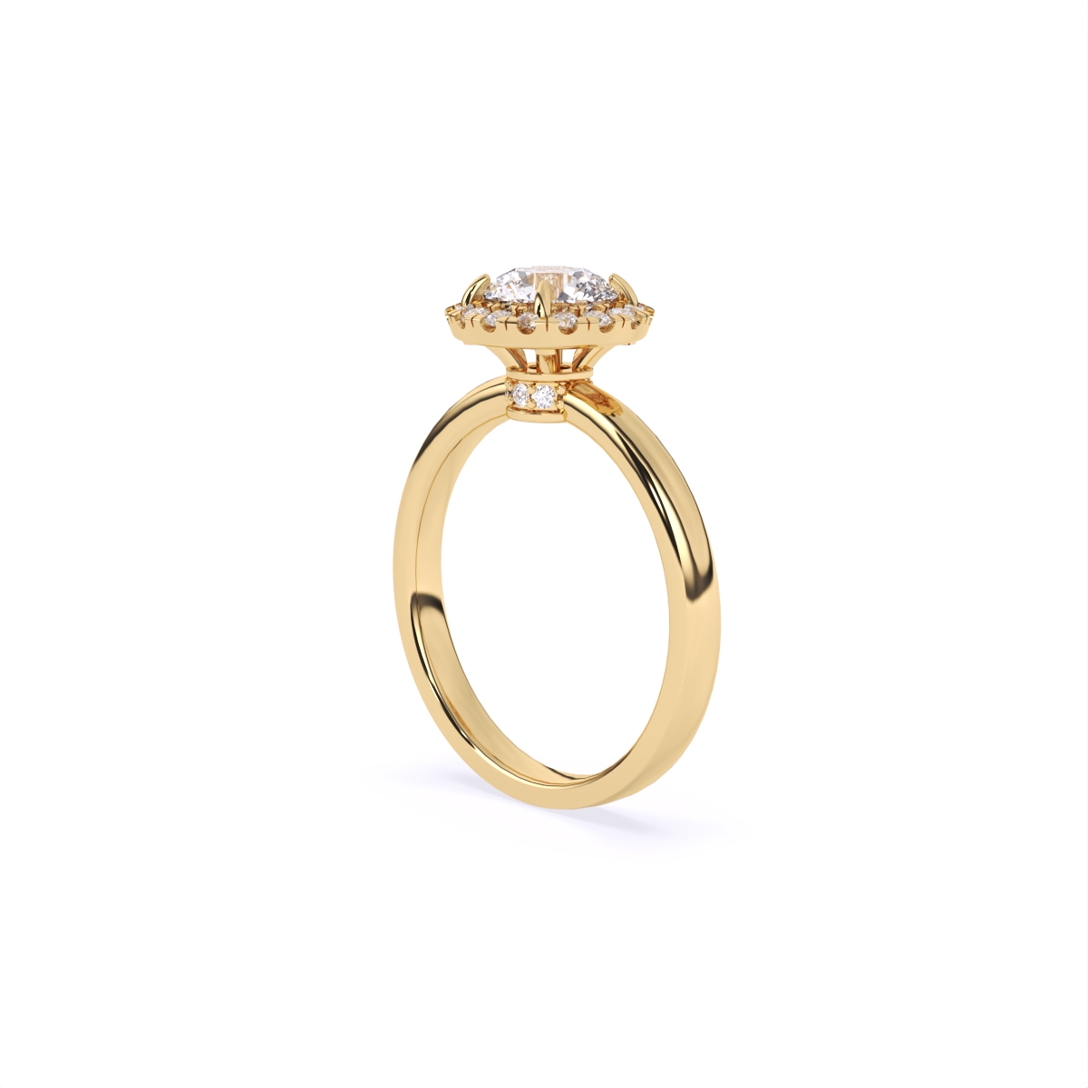 Brilliant Round Solitaire Diamond Ring