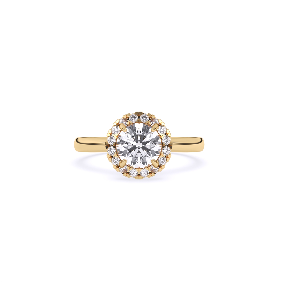 Brilliant Round Solitaire Diamond Ring