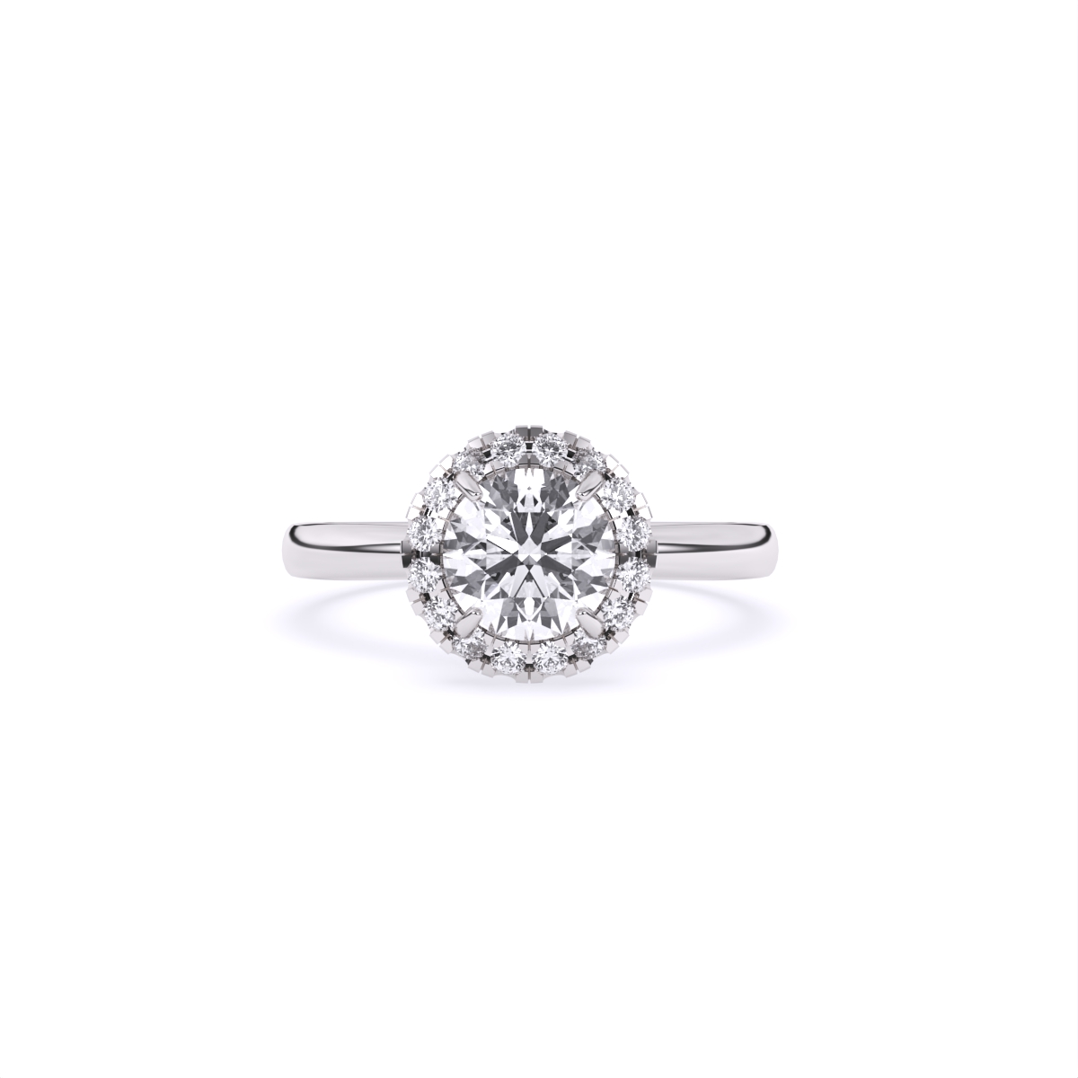 Brilliant Round Solitaire Diamond Ring