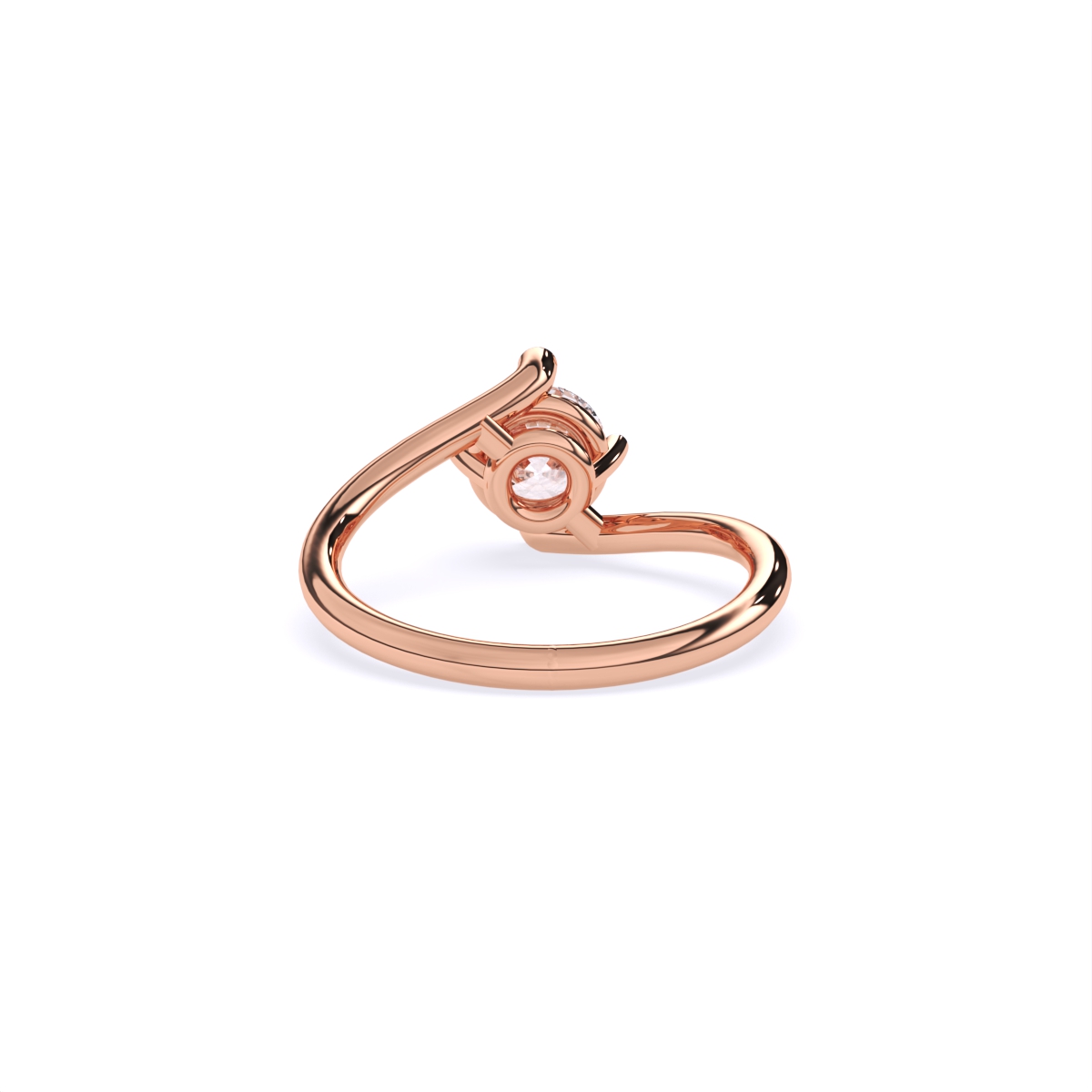 Classic Design Slim Band Solitaire Ring