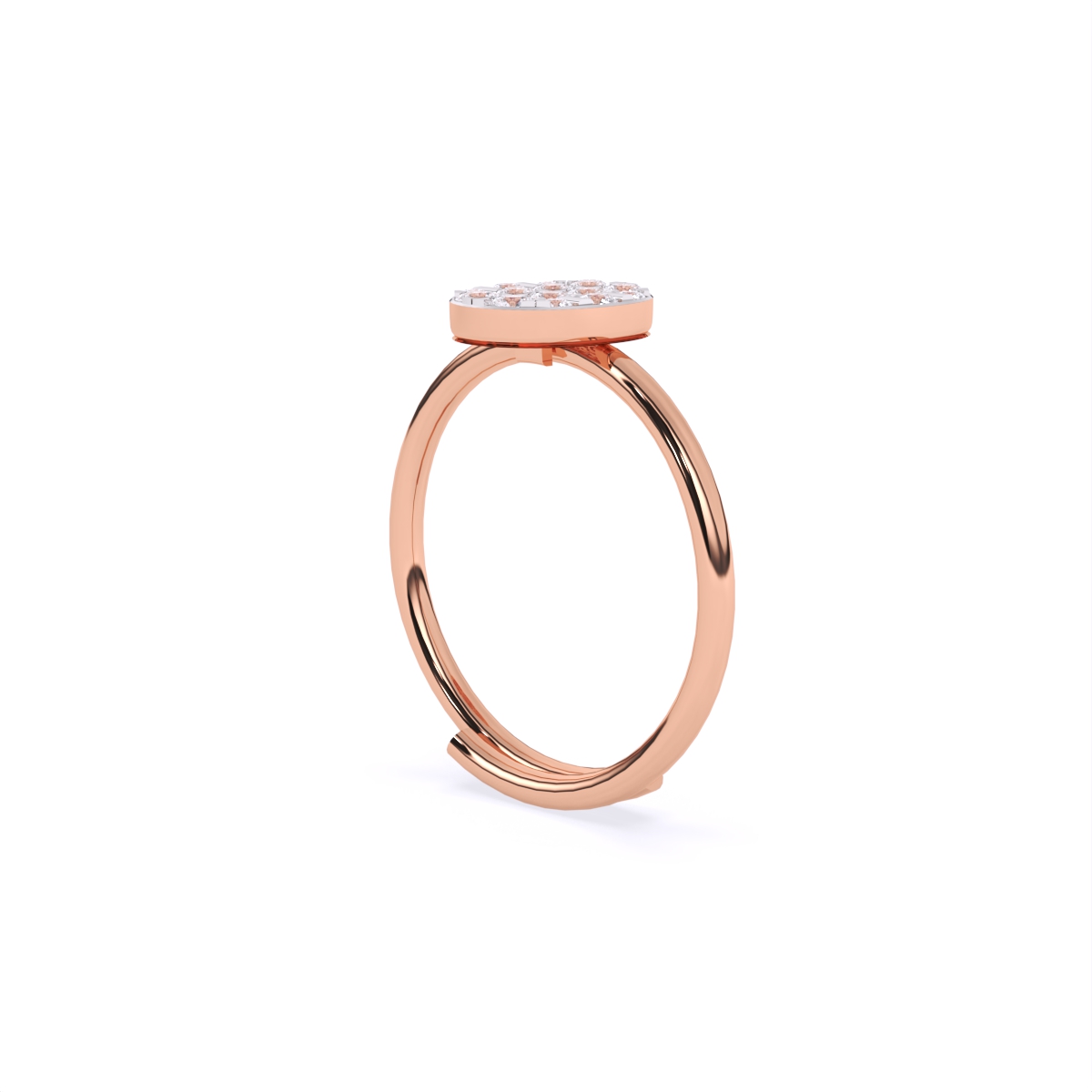 Classic Mini Studded Diamond Ring