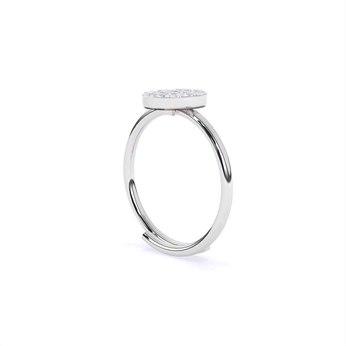 Classic Mini Studded Diamond Ring