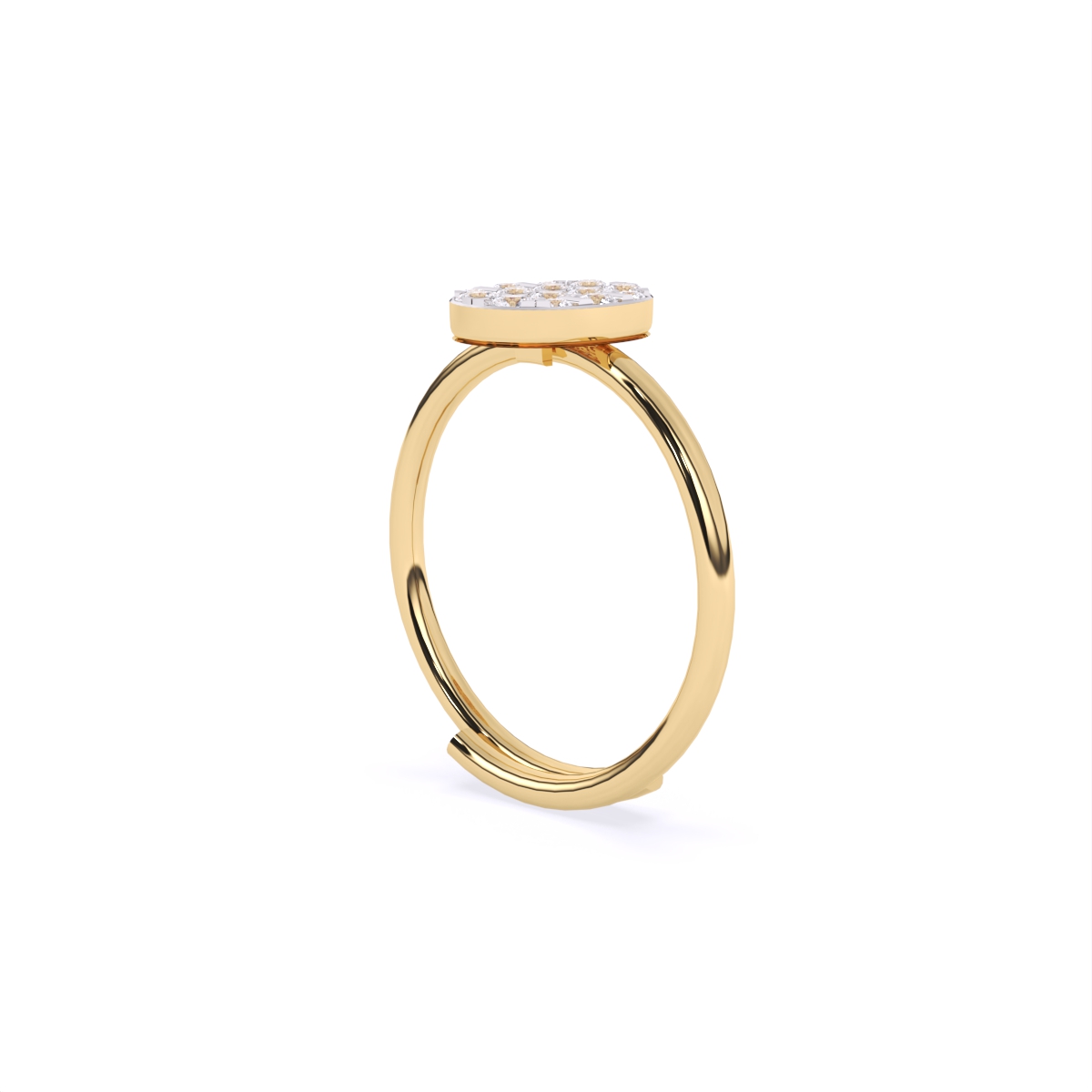 Classic Mini Studded Diamond Ring