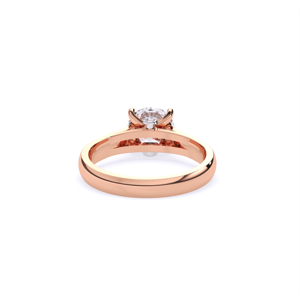 Stunning Single Solitaire Diamond Engagement Ring