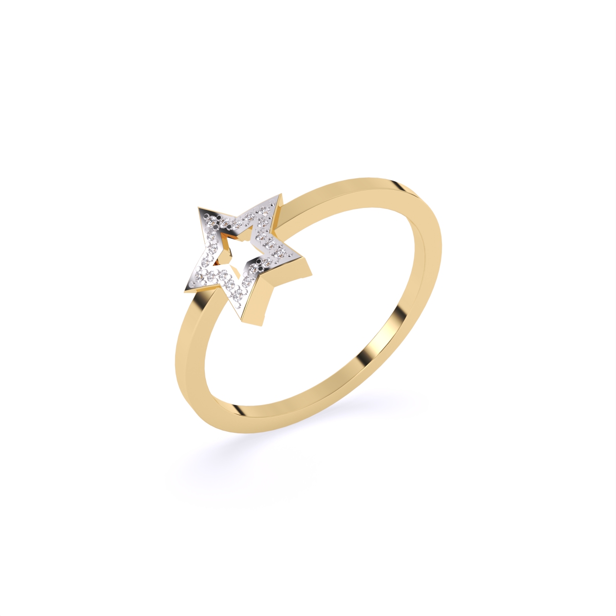 Star Glam With Diamond Ring