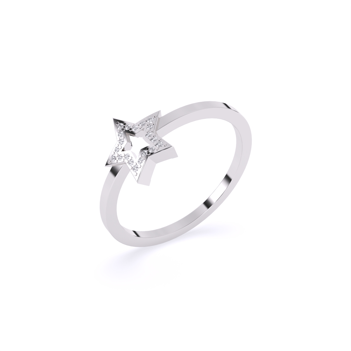 Star Glam With Diamond Ring