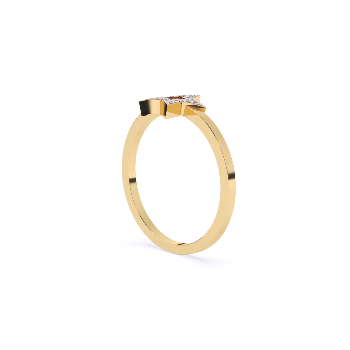 Star Glam With Diamond Ring