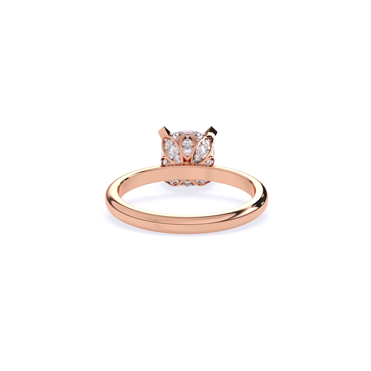 Sleek Solitaire Diamond Engagement Ring