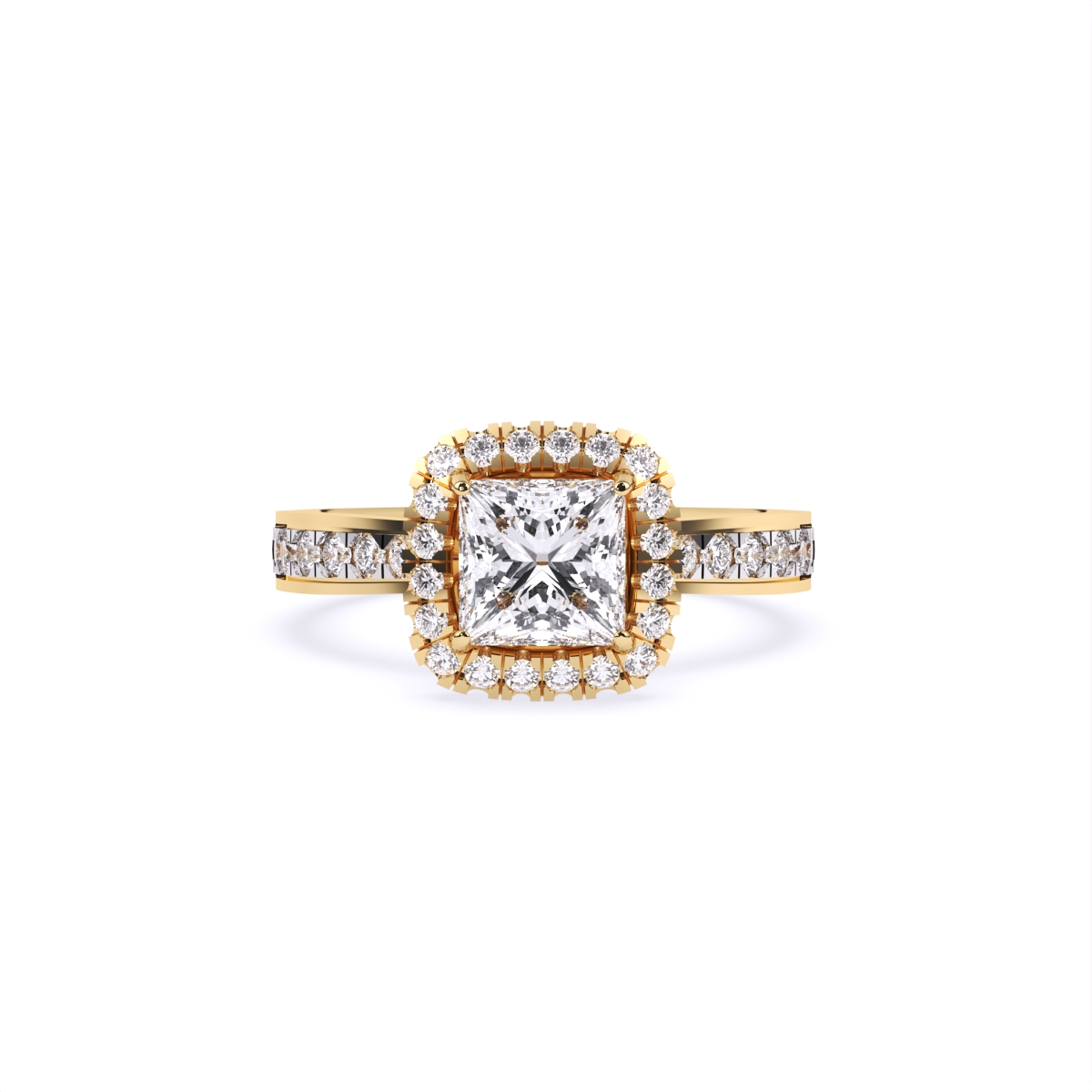 Elevated Diamond Engagement Lift Ring