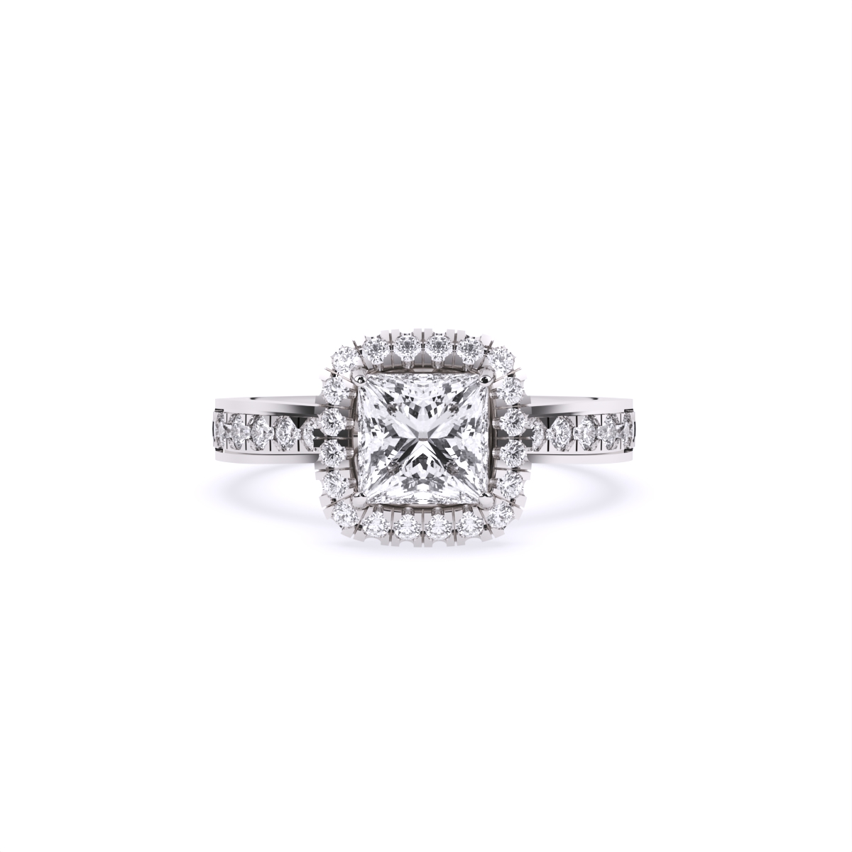 Elevated Diamond Engagement Lift Ring