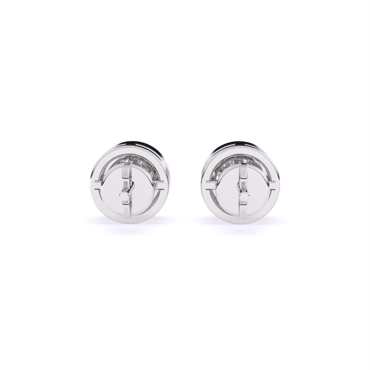 Everyday Glam Solitaire Diamond Stud Earrings