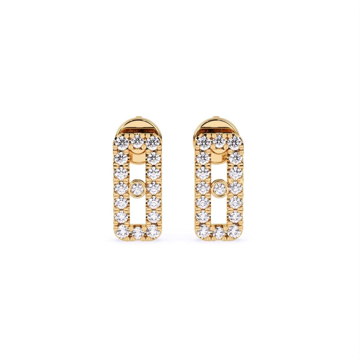 Delicate Radiance Diamond Studs earrings