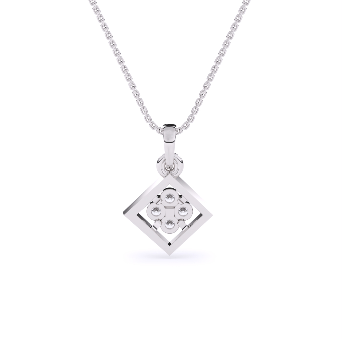 Simple Glow Shiny Diamond Pendant
