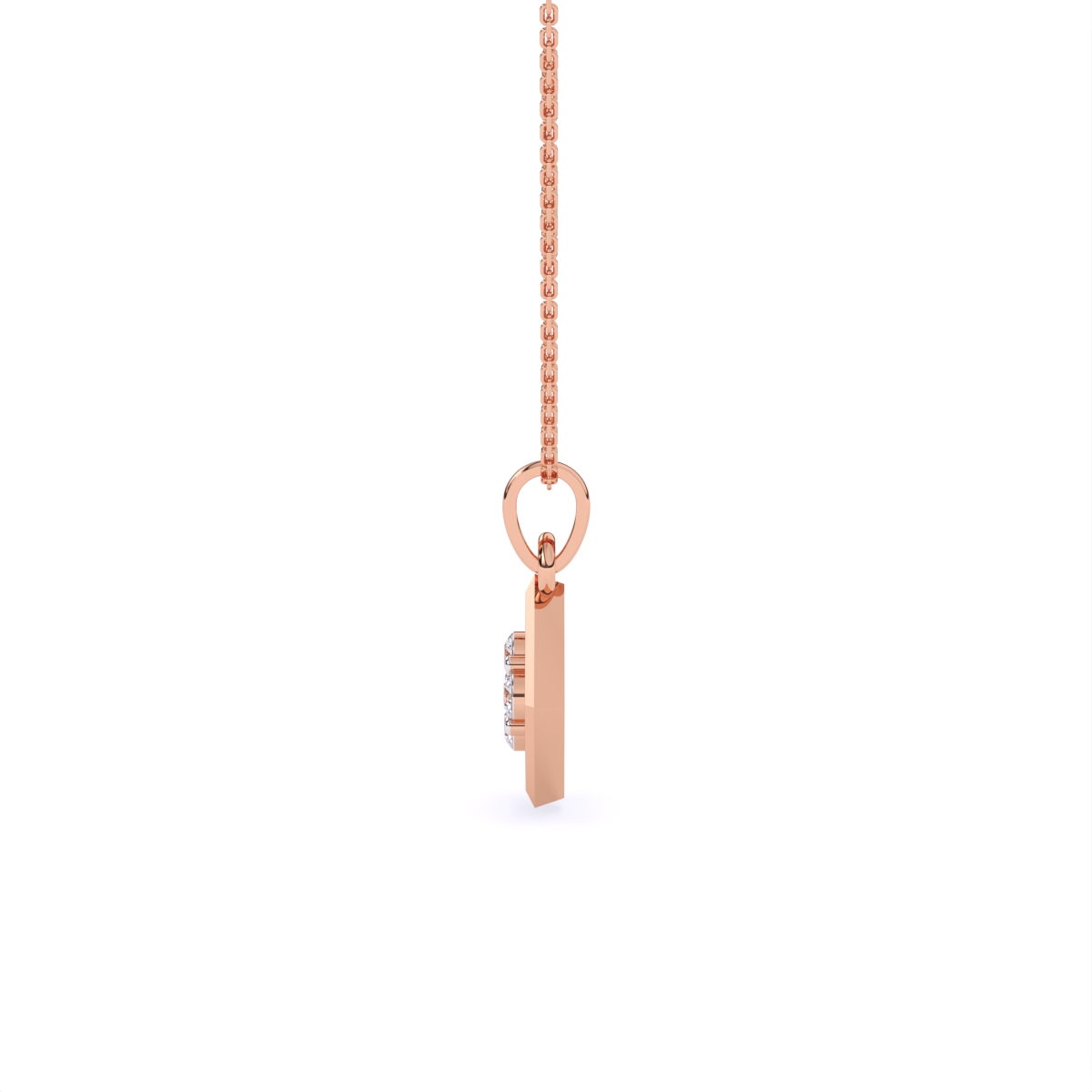 Simple Glow Shiny Diamond Pendant