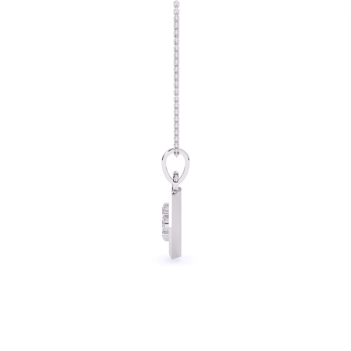 Simple Glow Shiny Diamond Pendant