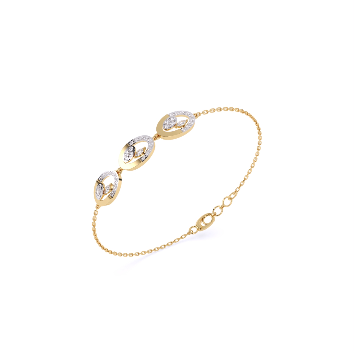 Allure Marquise Diamond Link Bracelet
