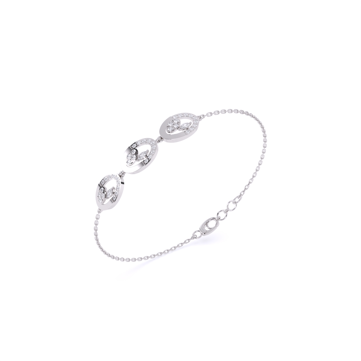 Allure Marquise Diamond Link Bracelet