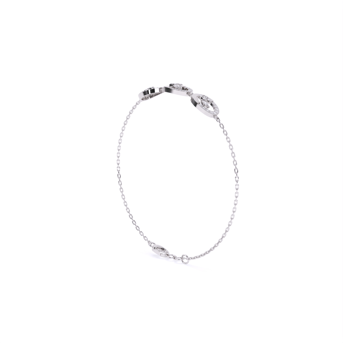 Allure Marquise Diamond Link Bracelet