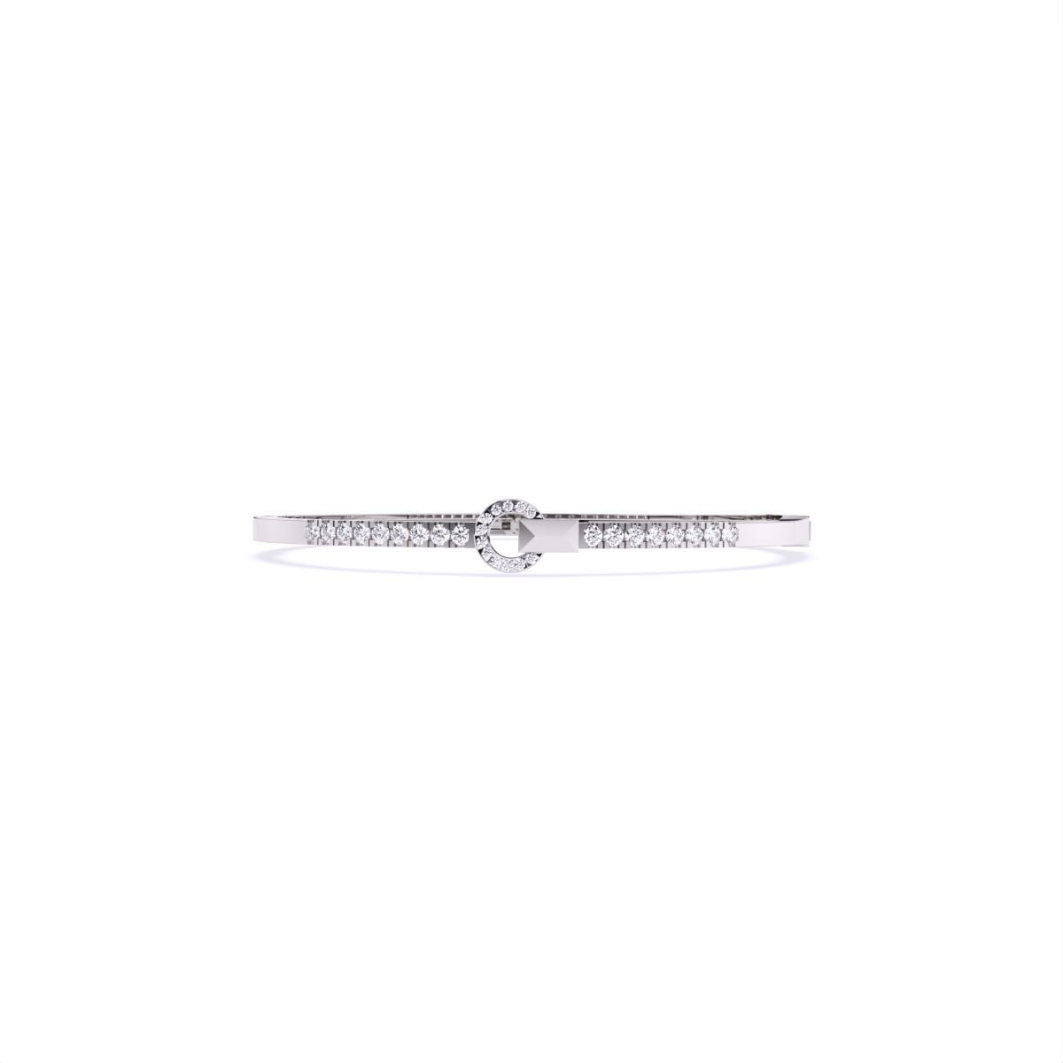 Circle Clasp Diamond Bracelet