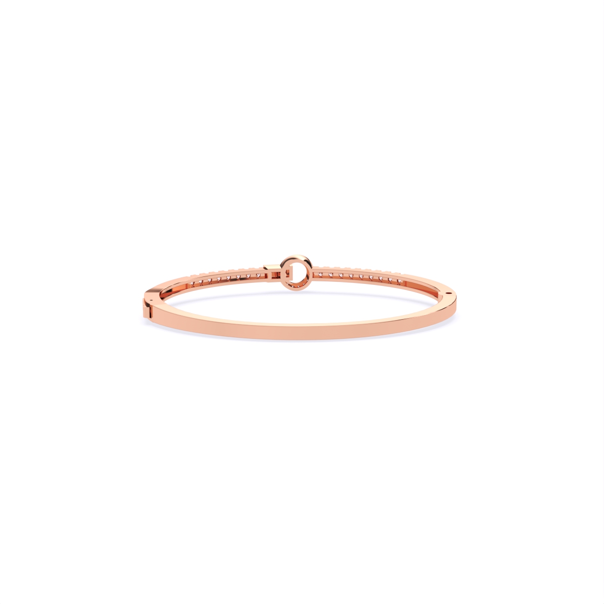 Circle Clasp Diamond Bracelet